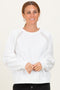 Ivory Crochet Lace Detail Oversized Sweatshirt