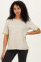 Yellow Striped Short Sleeve T-Shirt