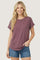 Light Plum French Terry Top
