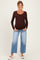 Light Wash Maternity Crop Wide Leg With Raw Hem