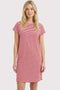 Red Striped Basic Dress