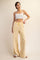 Corn Mineral Wash Wide Leg Sweatpants