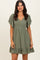 Olive Smocked Dress