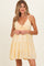 Lemon Eyelet Embroidered V Neck Maternity Sundress