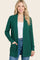 Forest Mini Waffle Knit Sweater Cardigan