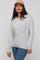 Heather Grey Knit Long Sleeve Top