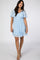 Light Blue Swiss Dot Smocked Dress