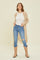 Beige Crochet Fringe Hem Cardigan