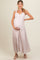 Lavender Floral Button Down Maternity Maxi Dress