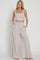 Sand Grey Sleeveless Corset Top & Pants Set