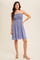 Periwinkle Textured Smocked Dress
