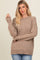Mocha Basic Sweater