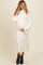 Ivory Turtleneck Bell Sleeve Maternity Sweater Dress