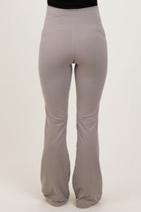 Light Grey Maternity Flared Leggings