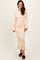 Light Yellow Ribbed Knit Bow Back Maxi Dress