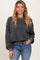 Charcoal Fleece Drop Shoulder Sweatshirt