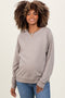 MochaFrench Terry Vintage Wash Maternity Pullover