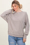 MochaFrench Terry Vintage Wash Pullover