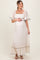 Cream Wide Sleeve Maternity Maxi Dress