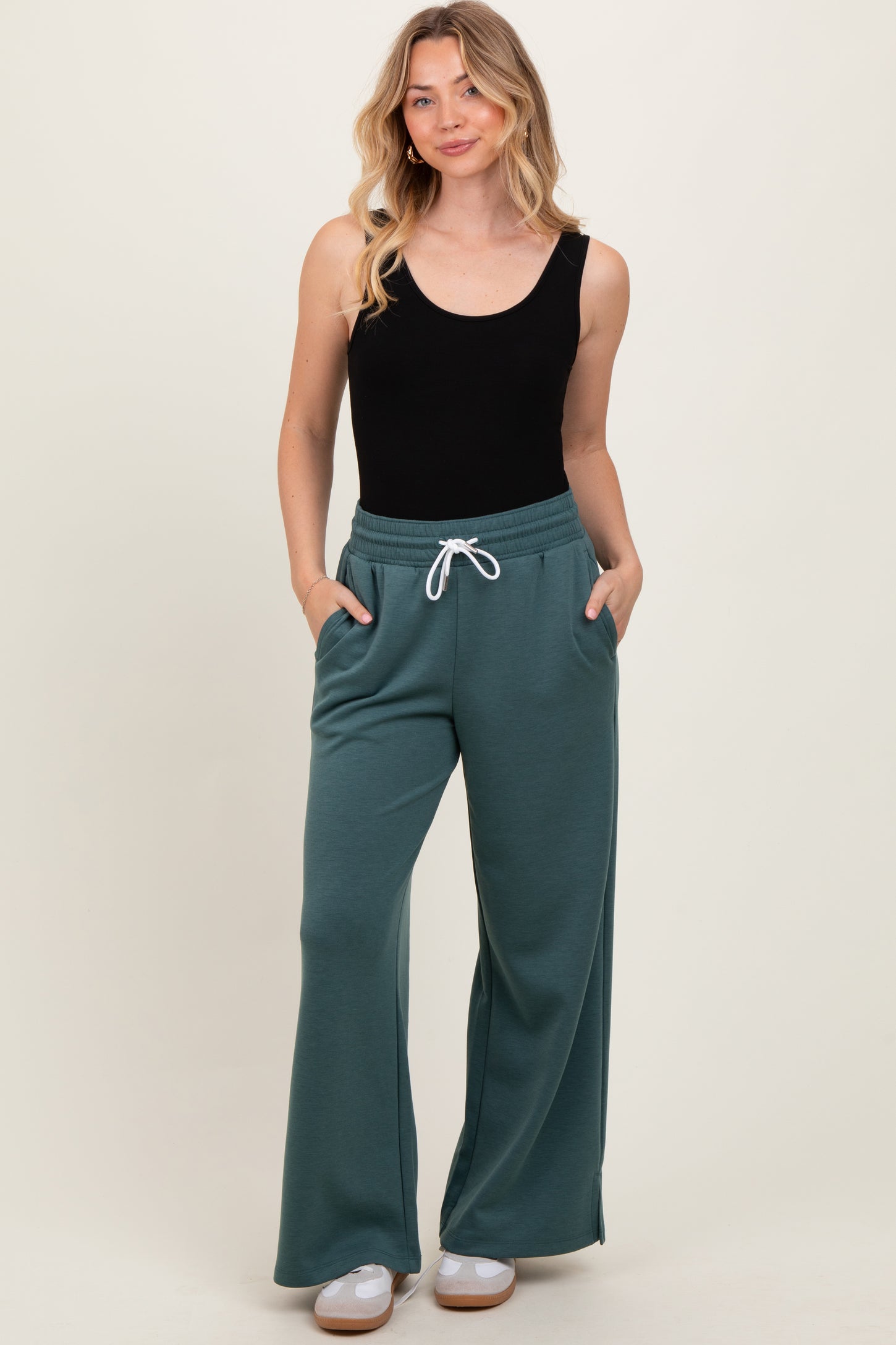 Teal Drawstring Lounge Pants