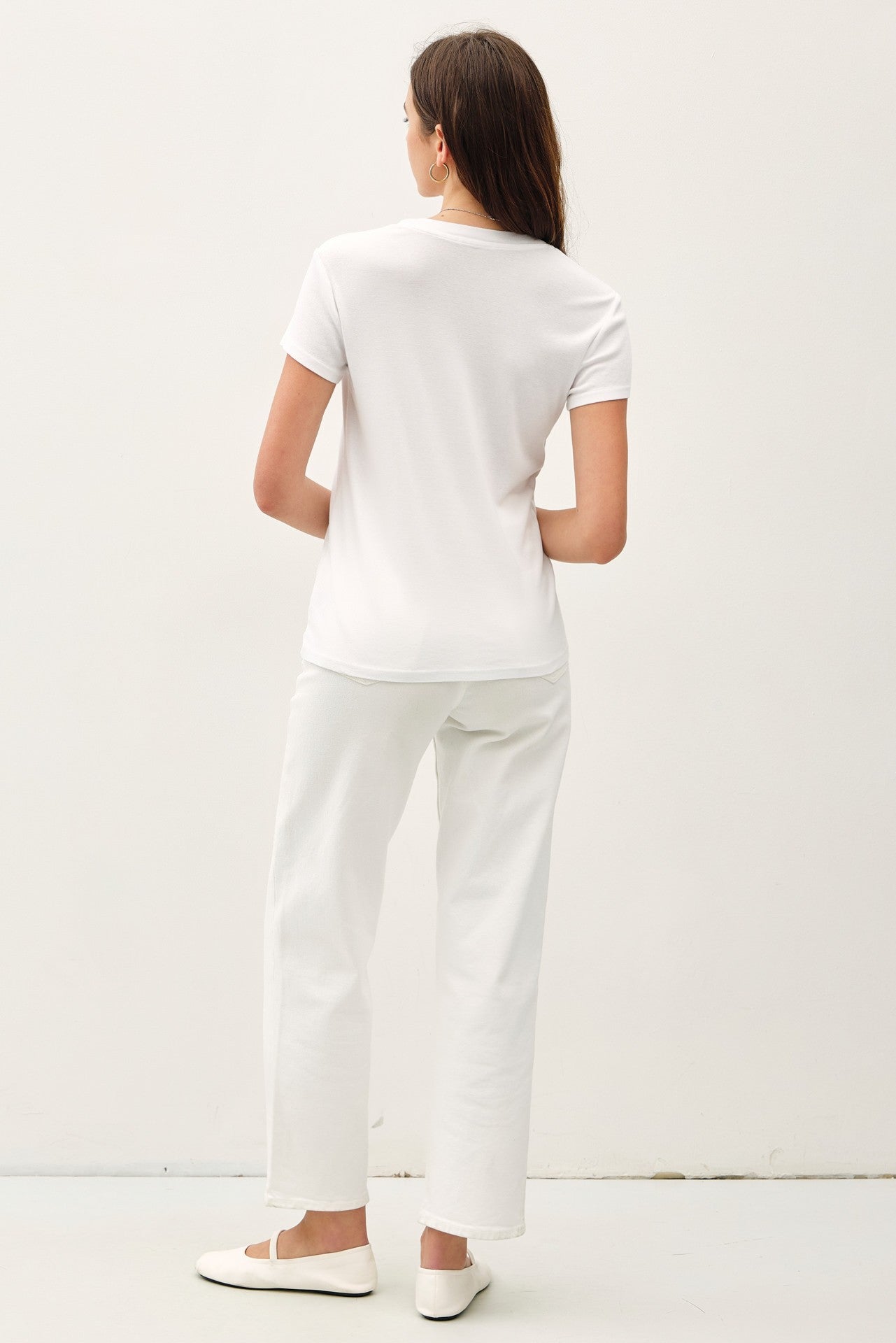 White Classic Crewneck T-Shirt