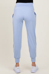 Light Blue Maternity Joggers