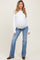 Blue Vintage Wash Bootcut Maternity Jeans