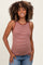 Rust Striped Knit Maternity Tank