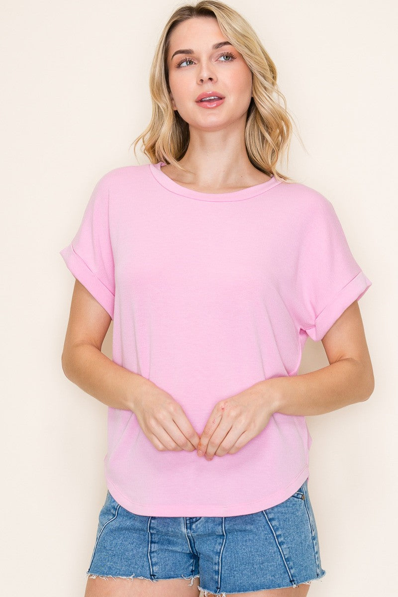 Light Pink French Terry Top