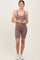 Mocha Ribbed Knit Tank Top Maternity Romper