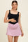 Light Pink Crossover V-Waist Maternity Skort