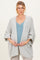 Heather Grey Oversized Cuffed Sleeve Maternity Cardigan