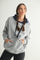 Navy Heather Grey Colorblock Hoodie