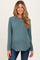 Jade Baby Waffle Knit Long Sleeve Maternity Top