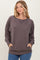 Mocha Vintage Wash French Terry Pullover