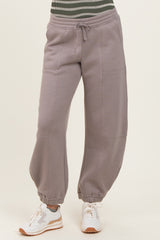 Camel Multi Seam Fleece Sweatpants