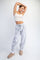 Heather Grey Multi Seam Fleece Sweatpants