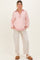 Cream Mineral Wash Pleated Maternity Lounge Pants