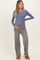 Olive Ribbed Knit Foldover Waist Maternity Pants