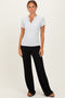 Black Brushed Knit Flare Leg Pants