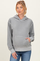 Sleet Soft Fleece Maternity Pocket Hoodie