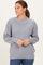 Grey Wide Neck Drop Shoulder Sweater