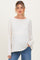 Cream Relaxed Fit Dolman Long Sleeve Maternity Top
