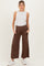 Brown Wide Leg Ankle Maternity Lounge Pants