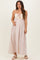 Dusty Pink Bohemian Dream Crochet Cotton Maternity Maxi Dress