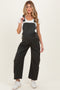 Charcoal Barrel Leg Maternity Overalls