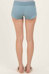 Sage Ruched Side Lounge Shorts