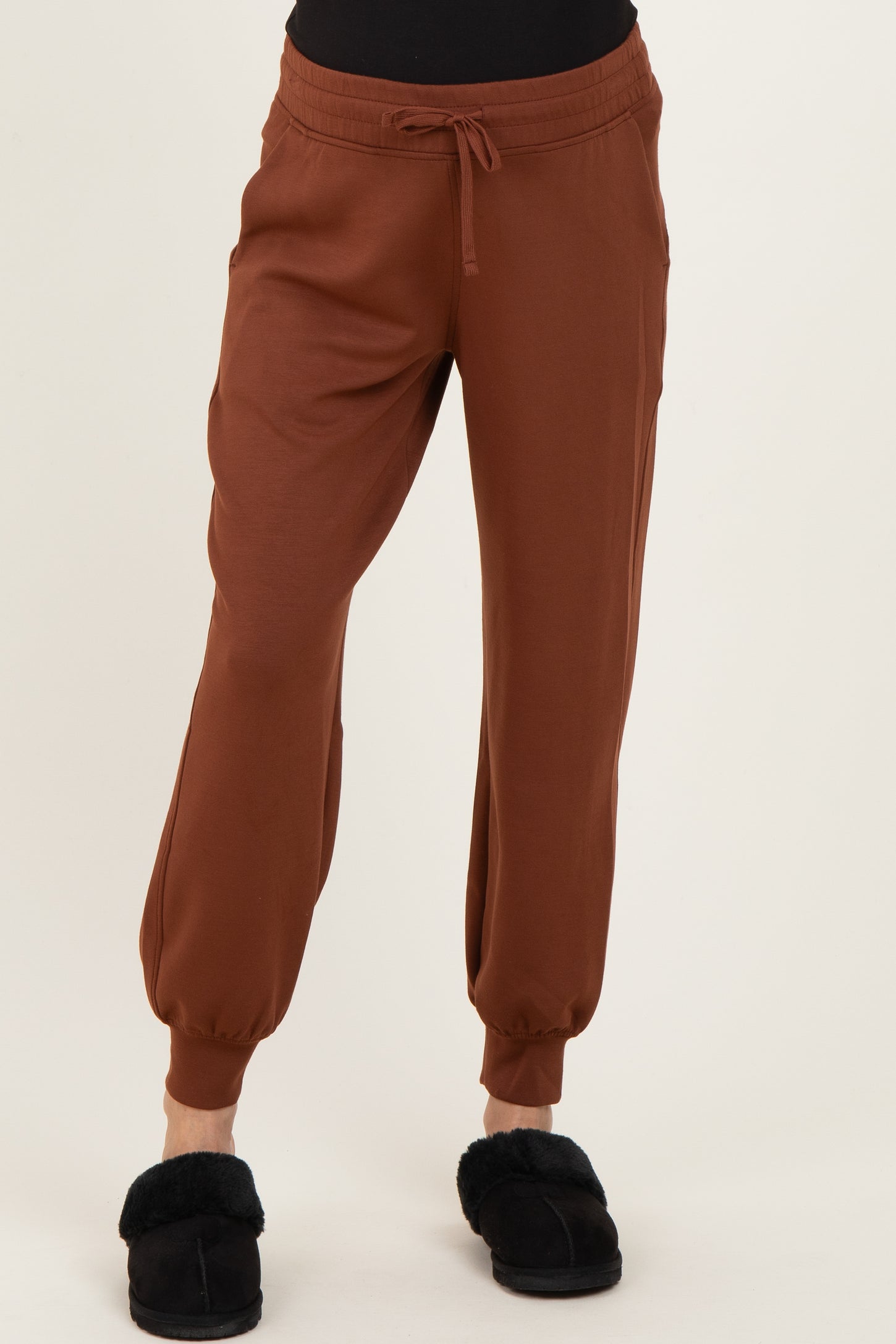 Chestnut Maternity Jogger Pants