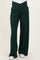 Forest Green Crossover Waist Active Wide Leg Maternity Pant