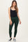 Forest Green Ribbed Active Maternity Legging